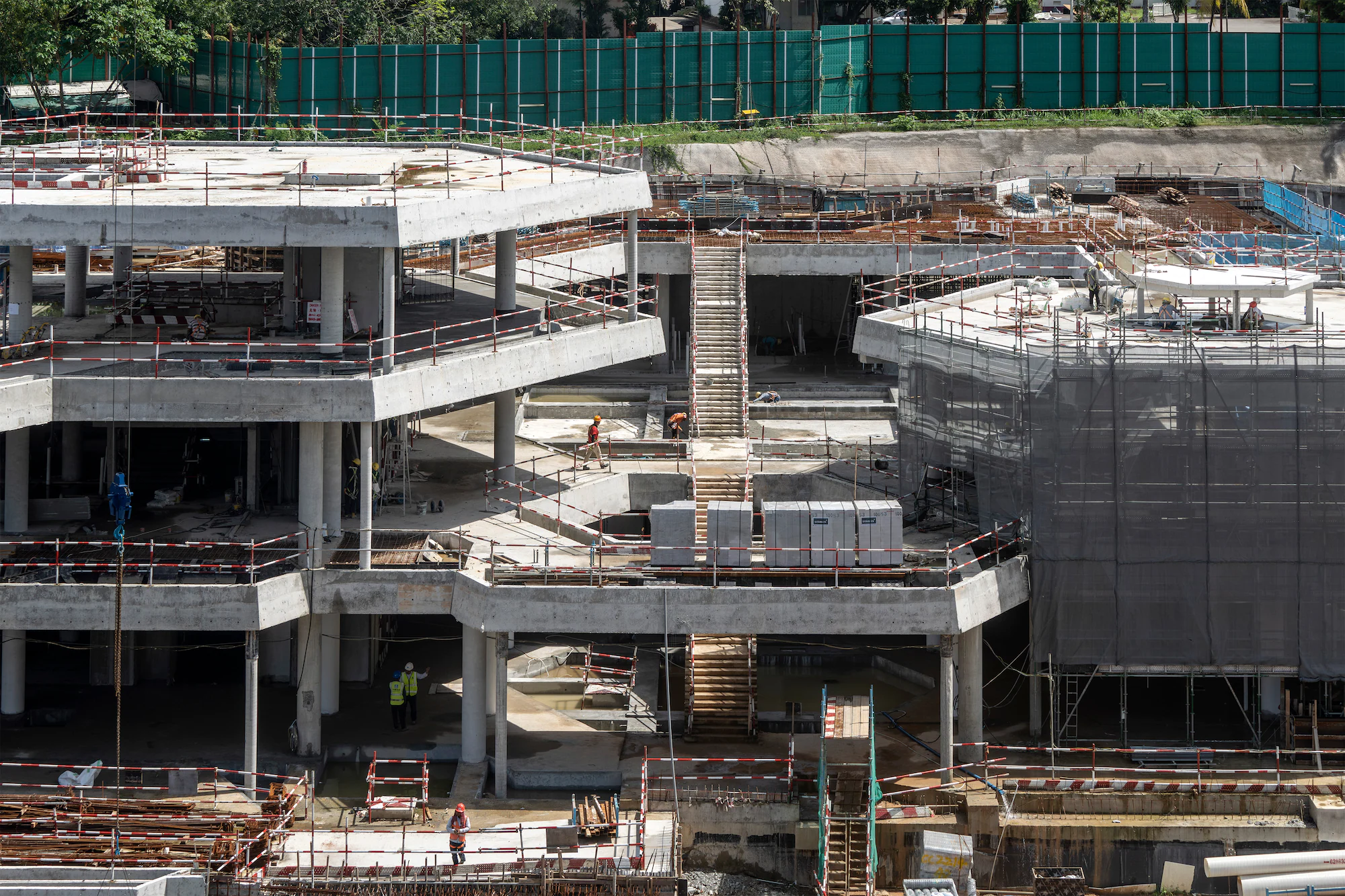 Construction site in Singapore