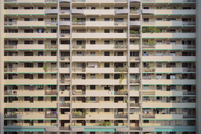 Exterior of HDB bulding taken with 4 shot pixel shift. with Sony Alpha 7R IV